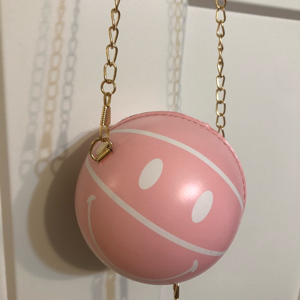 Super Cute Mini Pink Basketball Crossbody Bag - Picture 4 of 7
